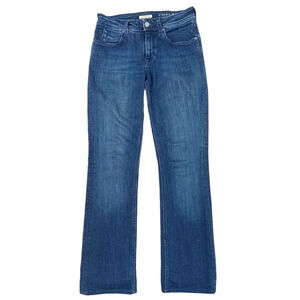 Burberry Brit Chelsea Dark Wash Straight Leg Bootcut Denim Jeans Preppy